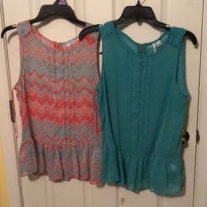 Two Elle tops
